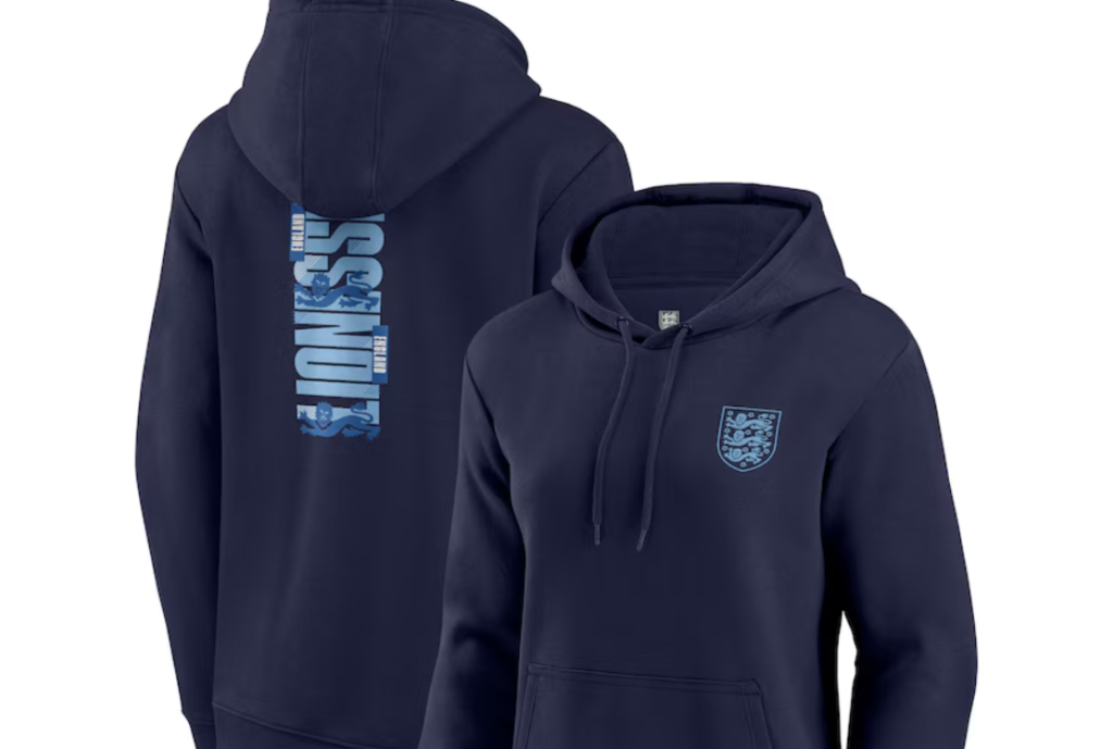 england hometown graphic hoodie