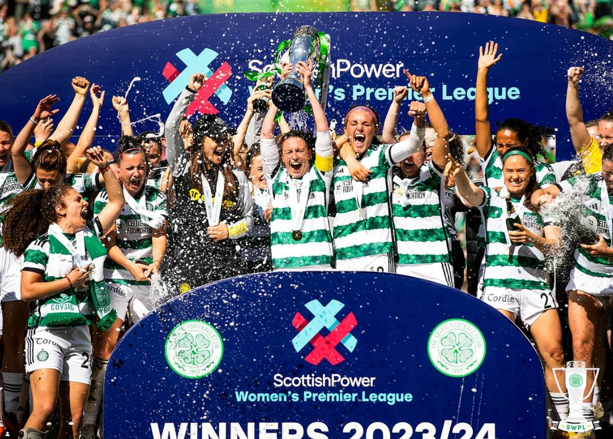Celtic Women FC win premier league