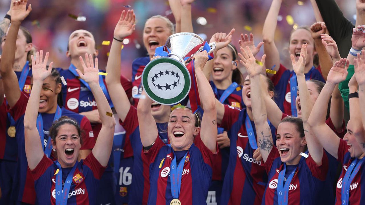 Barcelona Beat Lyon to Win UEFA Women’s Champions League Title