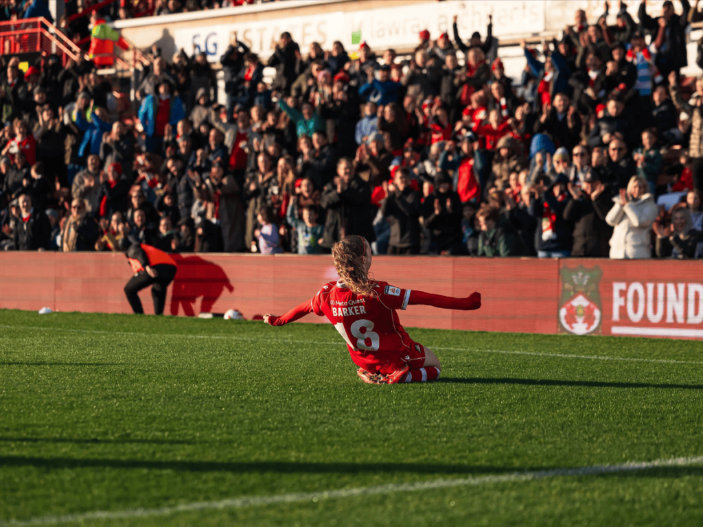 Katie Barker stars as Wrexham Women write history