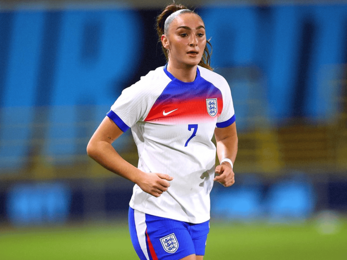 Keira Barry on England duties